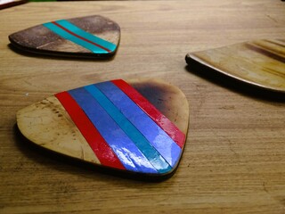 The traditional game instrument 