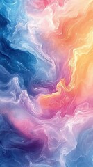 Fototapeta premium Colorful abstract digital swirl background texture