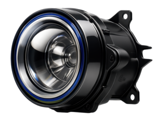 Bi-xenon headlight with a dual-beam mechanism for night driving