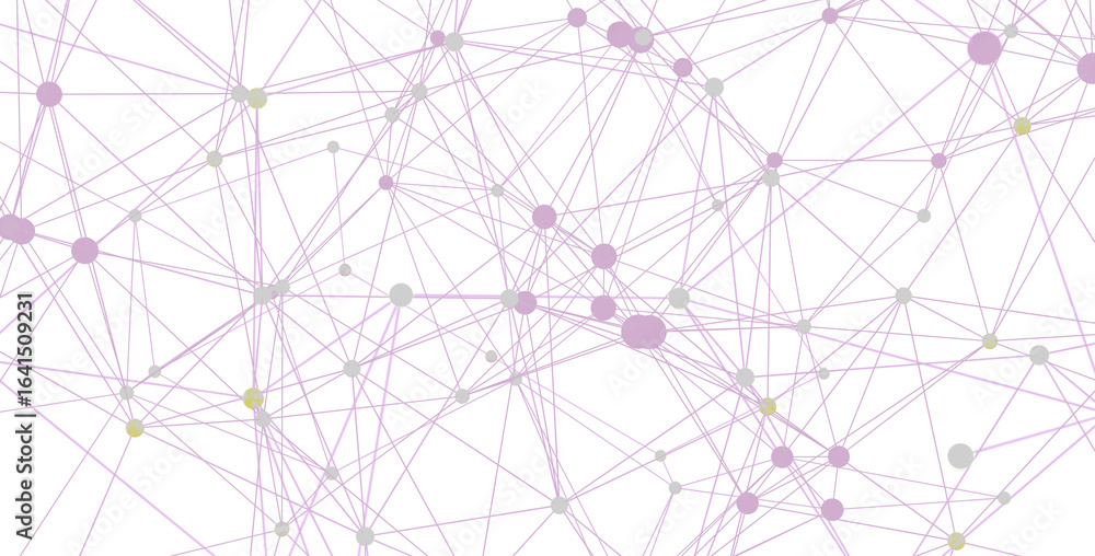 Poster abstract background with network connection dots and lines. perfect for technology, communication, a