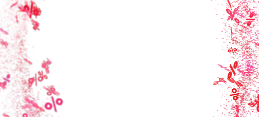 Abstract background with pink percentage symbols. Perfect for sale banners, promotions, discounts.