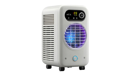 Fototapeta premium Foldable portable air conditioner with a digital display ? excellent asset for kitchen tutorials and branding