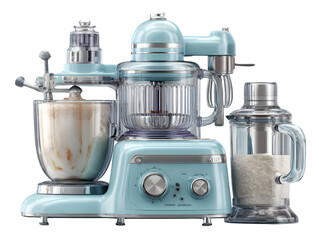 Food processor with different attachments ? ideal for professional chefs and cooking presentations