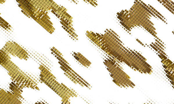 Abstract gold mosaic pattern.  Luxury geometric design. Perfect for modern backgrounds.