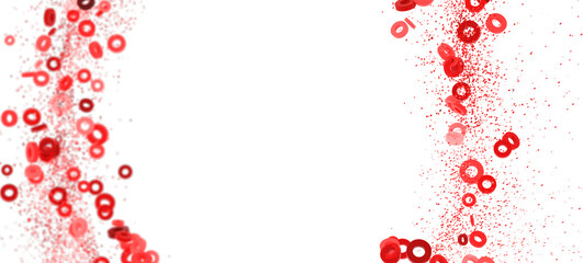 Abstract background with red circles, perfect for presentations or websites. Download now!
