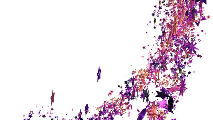 Festive background with purple and pink stars. Perfect for celebrations, holidays, and more!