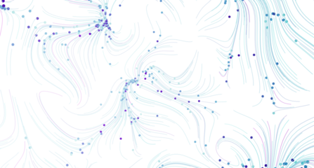 Stunning abstract background with swirling blue lines and dots. Perfect for websites, presentations, and more.