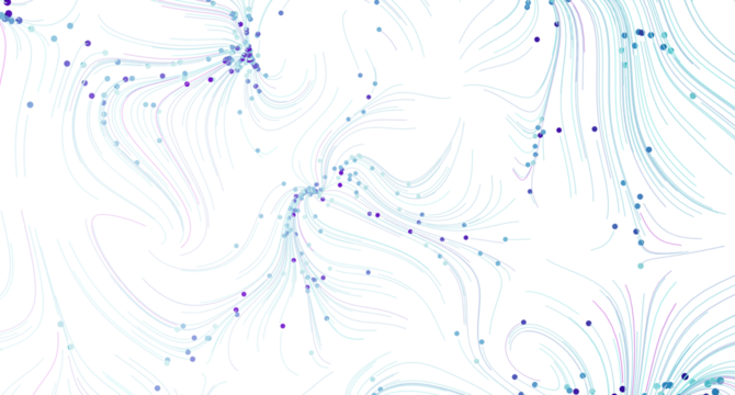 Stunning abstract background with swirling blue lines and dots. Perfect for websites, presentations, and more.