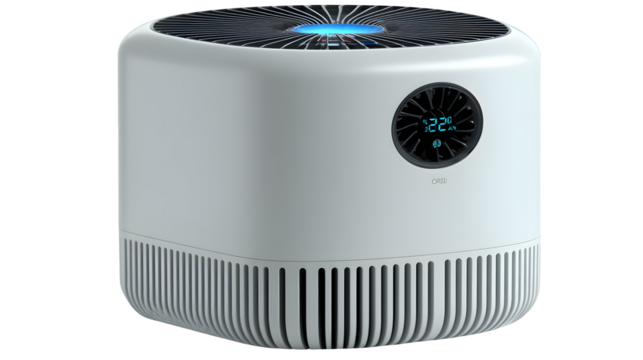 High-efficiency air purifier with sleep mode function ? perfect for modern kitchen visuals and culinary branding