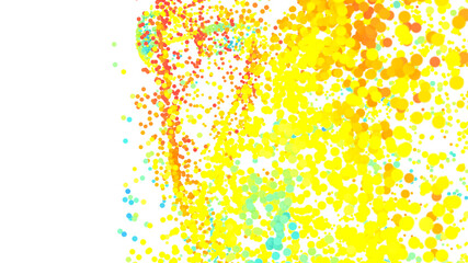 Vibrant yellow, orange, and teal bubbles on white. Perfect for websites, presentations, and more!