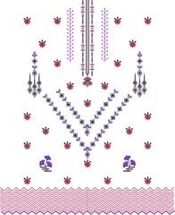 Mughal Flower Motif | Botanical ethnic motif | Indian Motif | Pattern
