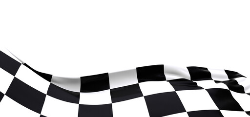 Checkered flag, race flag background - PNG