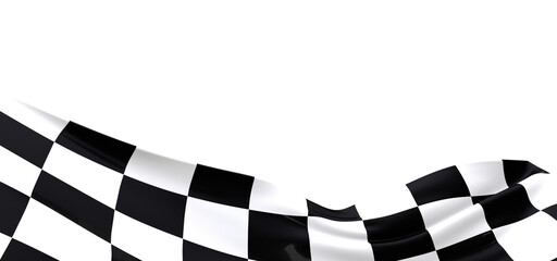 Checkered flag, race flag background - PNG