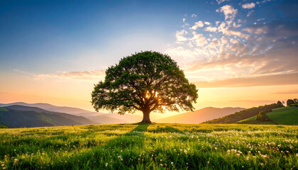 Obraz premium A majestic ancient tree