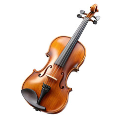 Fototapeta premium Close up of two violins against a black background with muted tones