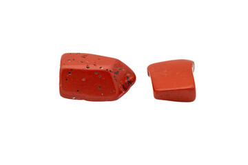 Brecciated red jasper tumbled smooth