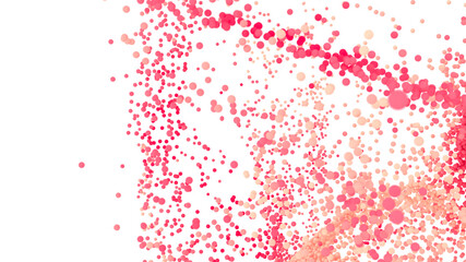 Abstract background of pink and coral confetti. Perfect for celebrations, party invitations, and festive designs.