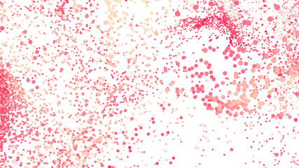 Beautiful pink and peach confetti on white. Perfect for celebrations, backgrounds, and more!