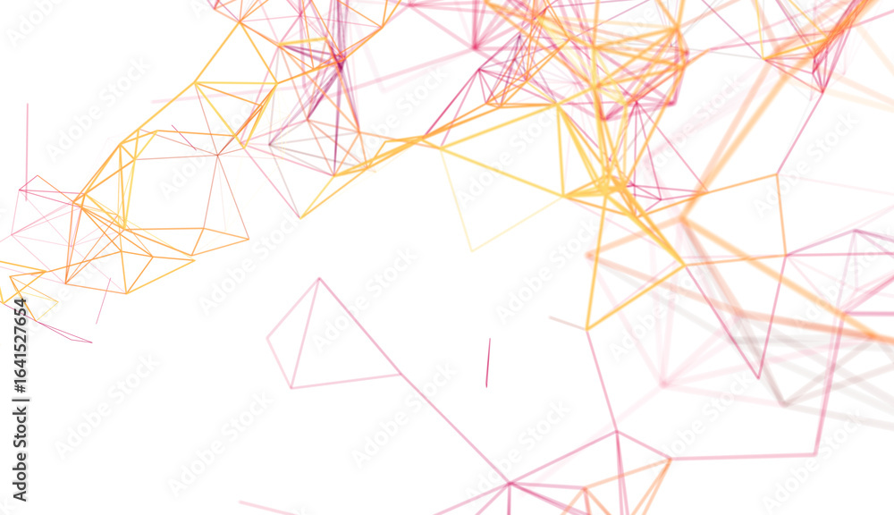 Poster modern abstract background with connecting lines. ideal for technology, network, and communication c