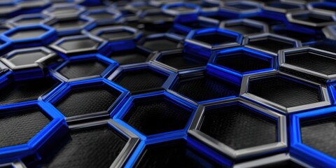Obraz premium Abstract Hexagonal Pattern