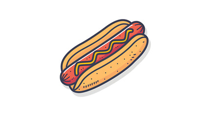 Hot dog vector