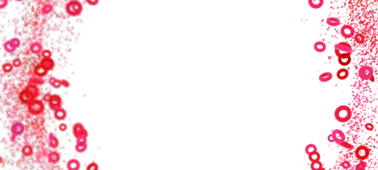 Abstract background with pink and red circles. Perfect for Valentine's Day, love, or celebration designs.