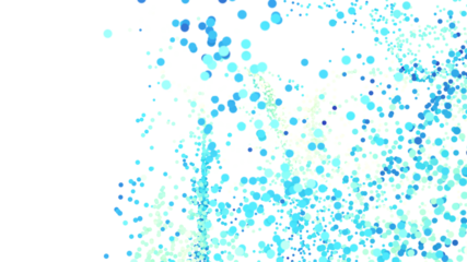 Colorful abstract background with scattered blue and green circles. Perfect for websites, presentations, and more.