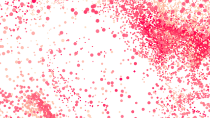 Beautiful pink and red confetti on white. Perfect for celebrations, backgrounds, and more!