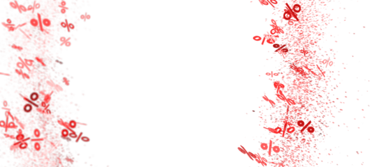 Abstract background with red percentage symbols. Perfect for sale banners, promotions, and discount offers.