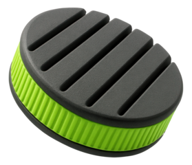 Floating foam leader holder with pre-cut slots for swift line changes