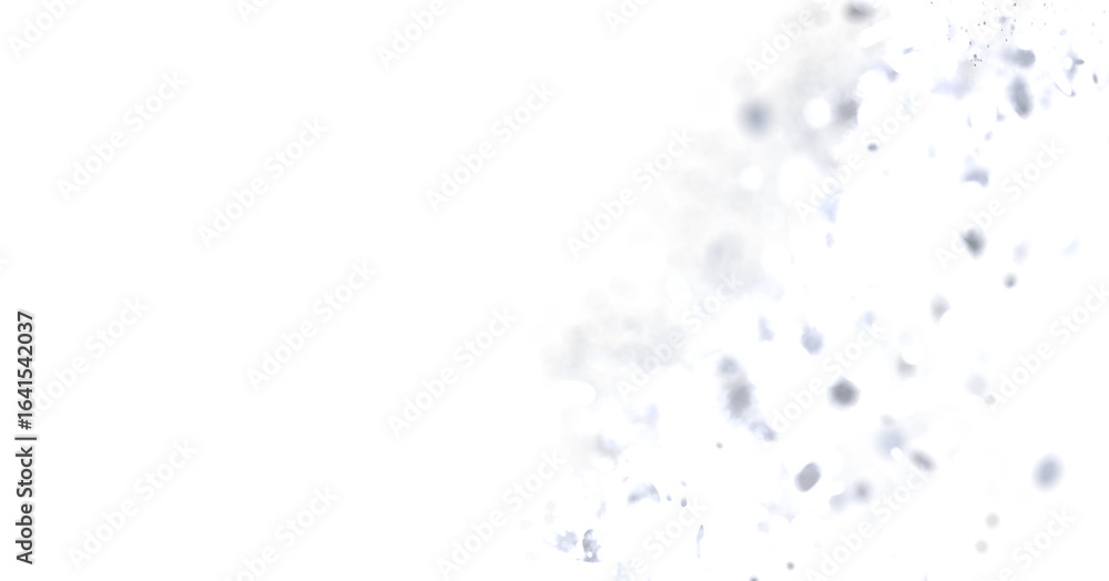Poster soft, ethereal background image with subtle grey particles on white. perfect for design projects.