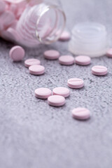 Variety of medicines and drugs.Medicine and healthcare concept.Variety of medicines and...