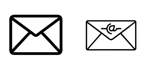 Email Envelope Icon, Mail Symbol, Message Notification, Email Communication, Inbox UI Element