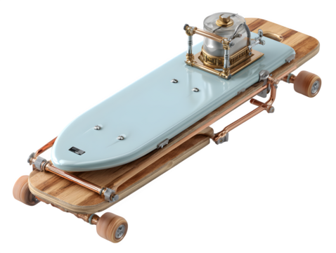 Wall-mounted ironing board with folding mechanism ? designed for culinary guides and recipe illustrations