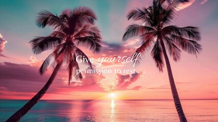 Permission to rest blog banner template