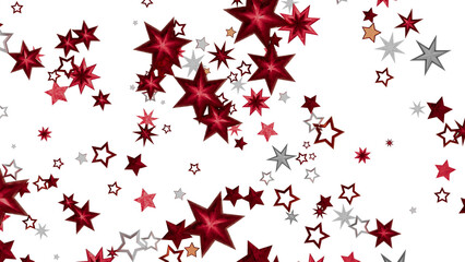 Festive background with red and silver stars. Perfect for holidays, celebrations, and more!