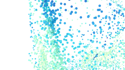 Seamless pattern with many blue and green circles. Perfect for website backgrounds and presentations.