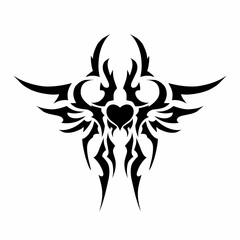 illustration design abstract tribal art tattoo ornament for elements design and other 