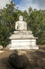 Pidurangala Buddha Statue, Pidurangala village, Matale District, Central Province, Sri Lanka