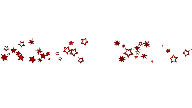 Red Star Scatter Background
