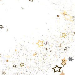 Stars - stars background, sparkle lights confetti falling. magic shining Flying christmas stars on night