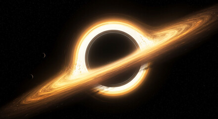 Black Hole Consuming a Dying Star