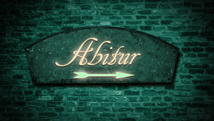 Signposts the direct way to Abitur