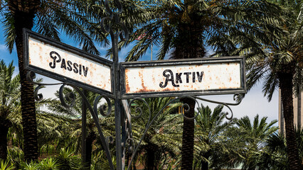 Signposts the direct way to Active versus Passive