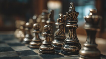 Chess pieces strategy