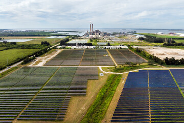 From coal to clean energy: coal power station undergoes transformation with expansive solar panel...