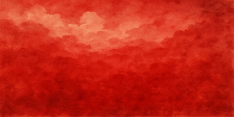 Grunge red texture background with vintage distressed paper and copy space