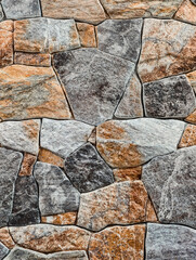 Stone Background – Rustic Multicolored Stone Wall for Home Decor, Landscape Design, and Creative Marketing Materials