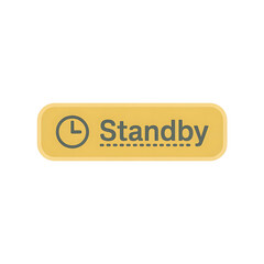 Standby Icon with Power Button Symbol