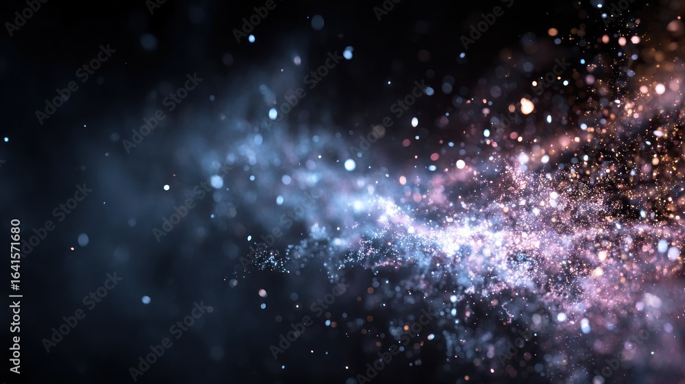 Poster abstract particle motion